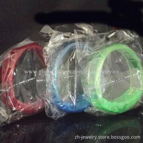 LED Bangle Bracelet Silicone, Suitable for Women